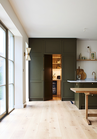 Hidden door in cupboard